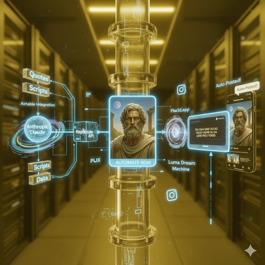 AI Text-to-Video Generation Automation System ( MAKE.COM)